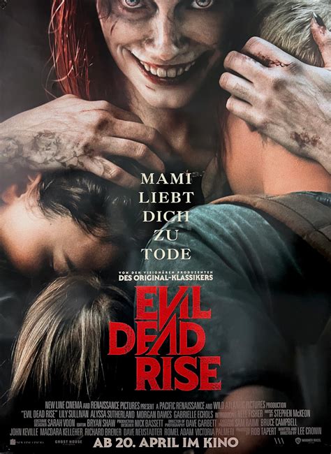 VIDEO. Evil Dead Rise – Official Trailer. Watch on. New Line Cinema and Renaissance Pictures present a return to the iconic horror franchise, “Evil Dead Rise,” from writer/director Lee Cronin (“The Hole in the Ground”). The movie stars Lily Sullivan (“I Met a Girl,” “Barkskins”), Alyssa Sutherland (“The Mist,” “Vikings ...
